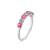 Pink Tourmaline & Diamond Ring - Dracakis Jewellers